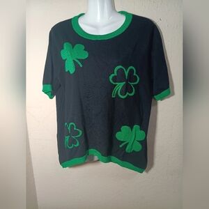 Green Clover Women's Blouse